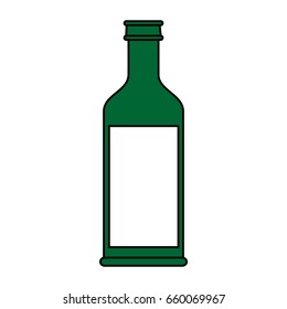 Delicious wine drink bottle
