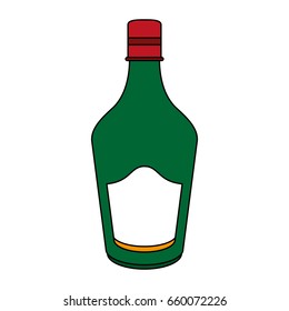 Delicious wine drink bottle
