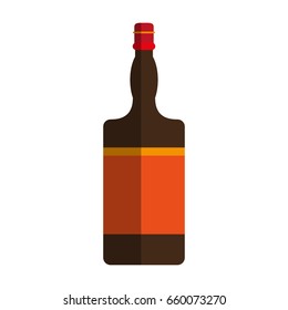 Delicious wine drink bottle