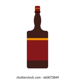 Delicious wine drink bottle
