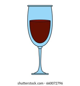 Delicious wine drink cup