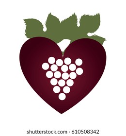 delicious wine grape icon