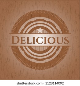 Delicious wood emblem