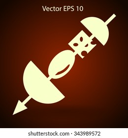 Delicious canap?s in the world vector icon