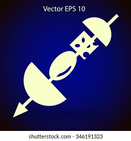 Delicious canap?s in the world vector icon