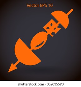 Delicious canap?s in the world vector icon