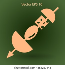 Delicious canap?s in the world vector icon