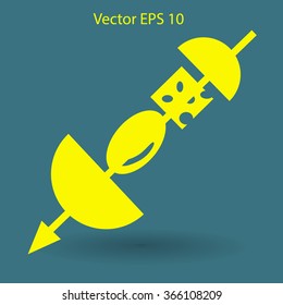 Delicious canap?s in the world vector icon