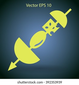 Delicious canap?s in the world vector icon
