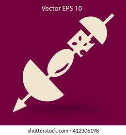 Delicious canap?s in the world vector icon