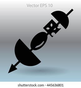 Delicious canap?s in the world vector icon