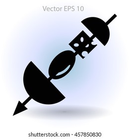 Delicious canap?s in the world vector icon