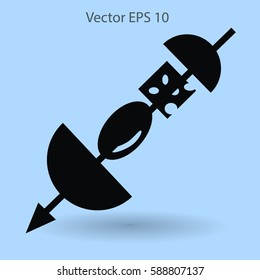 Delicious canap?s in the world vector icon