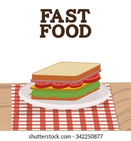 deliciousand good  food design, vector illustration eps10 graphic 