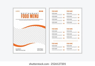 Deliciously Crafted Food Menu Designs for Restaurants and Cafes