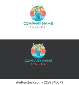 Deliciously Creamy Ice Cream Vector Logo for Sweet Treat Brands