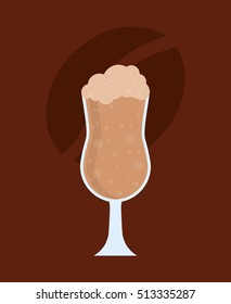 delicous milkshake cup icon vector illustration graphic design