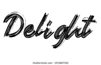 Tipografía deslumbrante Texto negro Mano escrita Pincel letra de letra dibujada frase decorativa letra del guión sobre el fondo blanco para los dichos