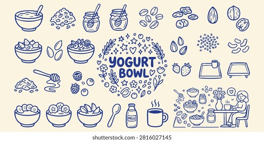 A delightful assortment stylized