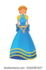 A delightful of colorful dresses showcasing charming cartoon princess and character