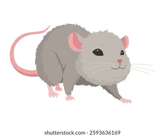 A delightful cute cartoon mice showcasing their adorable pose and expressions