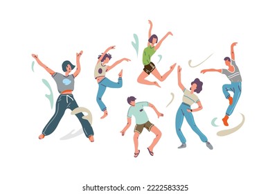 Delightful Dance Highlights Vector Illustration