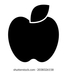 A delightful icon of fruit, apple vector
