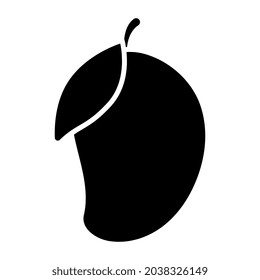 A delightful icon of summer fruit, mango vector