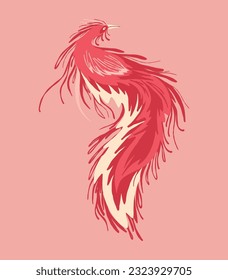 A delightful illustration of a dragon. Illustration in a modern hand-drawn style