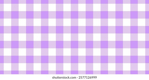 Delightful lavender and white gingham check pattern.  Perfect for textiles, websites, or packaging design.