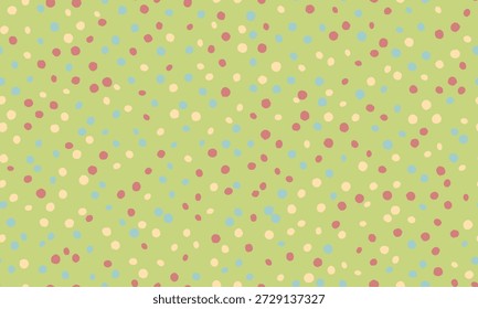Herrliches Pastellkonfetti-Muster.  Perfekt für Branding, Websites, Textilien und fröhliche Designs.  Dieser verspielte, handgezeichnete Stil ruft Freude und Frühling hervor.