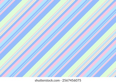 Delightful pastel diagonal stripes background. Perfect for branding, websites, packaging, and textile design.  Soft, cheerful colors evoke feelings of happiness and tranquility.