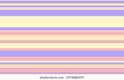 Delightful pastel horizontal stripes background. Perfect for websites, branding, packaging, and more.  Soft, calming colors create a cheerful and versatile design.