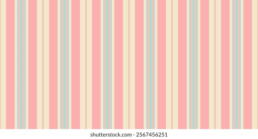 Delightful pastel pink and beige vertical stripes pattern. Perfect for backgrounds, textiles, stationery, and more  Sweet and charming design, ideal for feminine branding or projects.