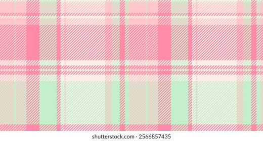 Delightful pastel pink and mint green plaid pattern. Perfect for textiles, fashion, websites, or scrapbooking projects. This charming, seamless design adds a touch of sweetness to any application.