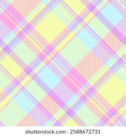 Delightful pastel plaid pattern, perfect for textile design, scrapbooking, or website backgrounds.  This soft, whimsical texture evokes feelings of happiness and springtime.