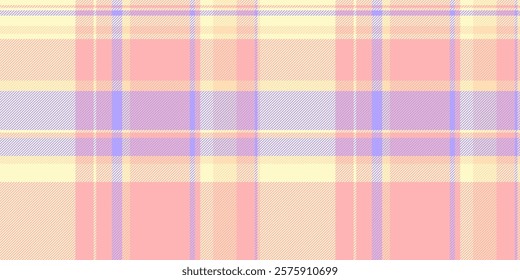 Delightful pastel plaid pattern in soft pink, lavender, and cream.  Perfect for backgrounds, textiles, fashion, and stationery designs.