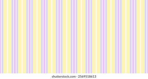 Delightful pastel striped pattern. Perfect for backgrounds, textiles, or stationery designs.  Soft yellow, lavender, and mint create a sweet and charming aesthetic.