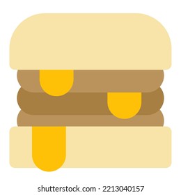 Delightfully crispy layered burger topped with mayonnaise