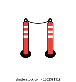 Vektorillustration für Trennzeichen-Grafikdesign-Vorlagen einzeln