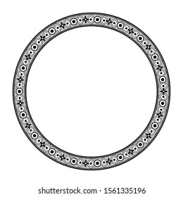 delimiter for text or images. frame for calligraphy with isolated white background.