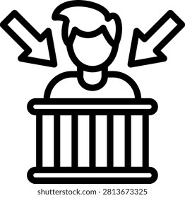 Delinquency Vector Design Icon Style
