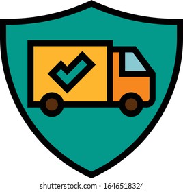 Deliver - Ecommerce icon set. High quality filled outline vector illustration for website and mobile application.