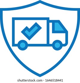 Deliver - Ecommerce icon set. High quality blue vector illustration for website and mobile application.