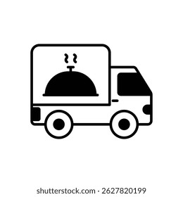 ícone de entrega com fundo branco vetor ilustração stock