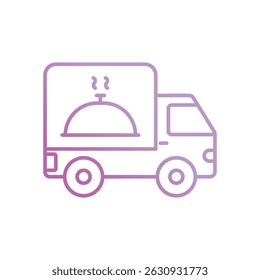Icono de entrega con fondo blanco Vector Ilustración de stock