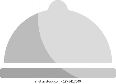 Entregar bandeja, ilustración de icono, vector en fondo blanco
