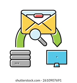 deliverability tests marketing color icon vector. deliverability tests marketing sign. isolated symbol illustration