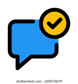 delivered chat checkmark