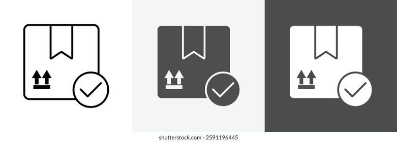 Delivered icon set vector art